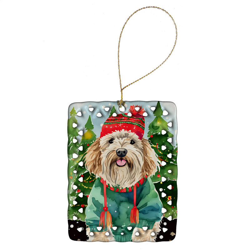 Ornement en porcelaine Puli Christmas, Puli 3600