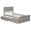 Lit plateforme simple avec 2 tiroirs et roulettes sans sommier-1578734460
