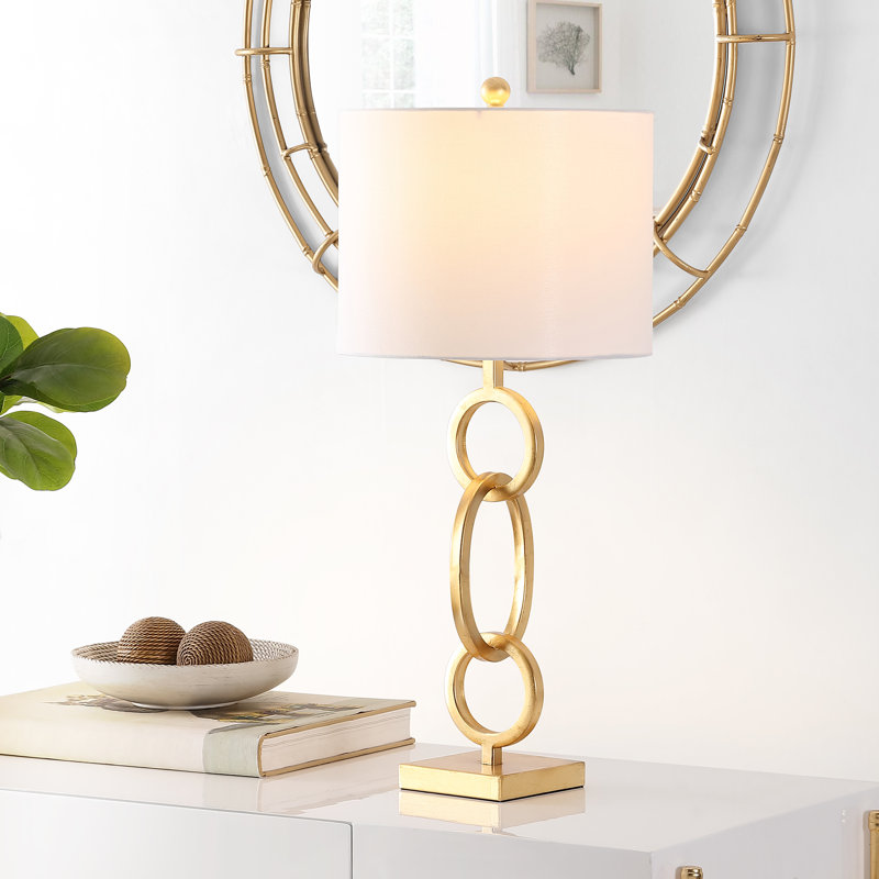 Lampe de table en or 32 po Adirondack, Doré