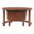 Round Nesting Coffee Table Fluted with Drawer