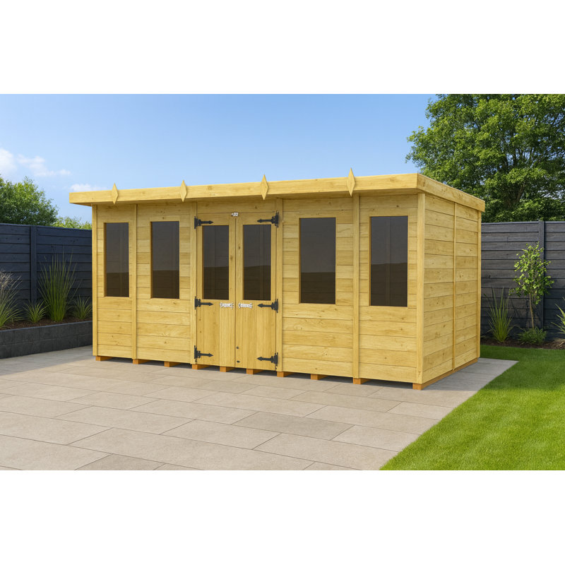 14ft x 8ft Pent Summer House