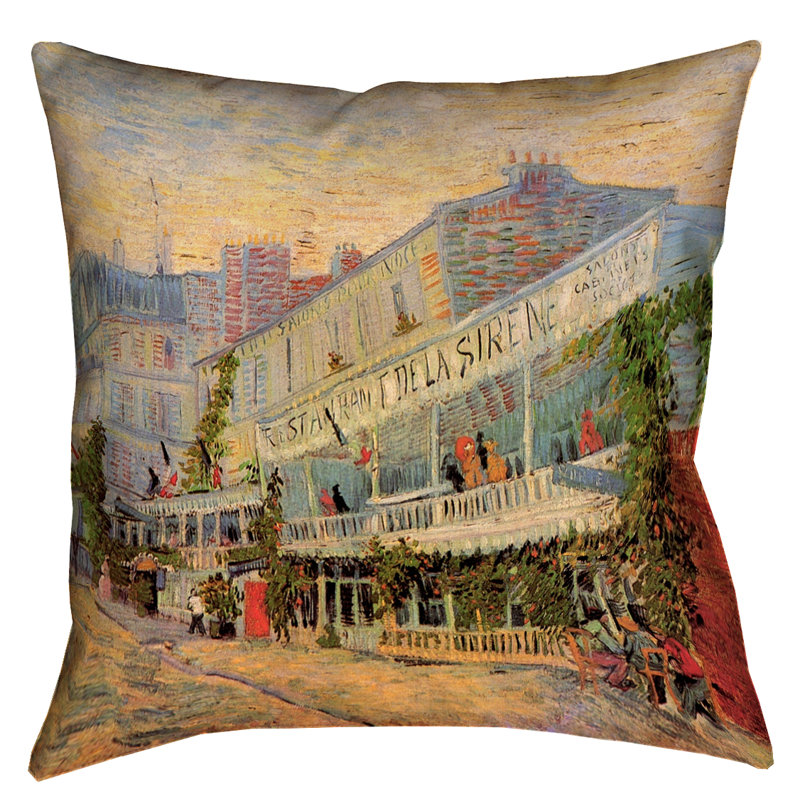 Coussin imperméable Vincent de Van Gogh, 16 po x 1 po