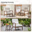 Upholstered Linen Accent Chair
