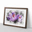 Purple Crocus Flower - Framed Print-56892636-56892637