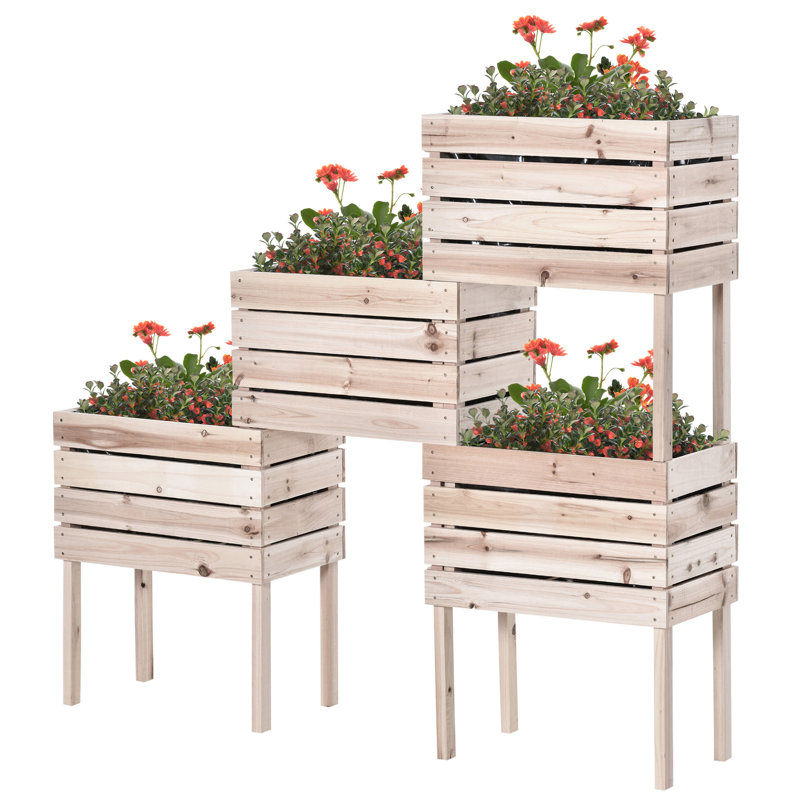 Glenne Wood Raised Garden Bed