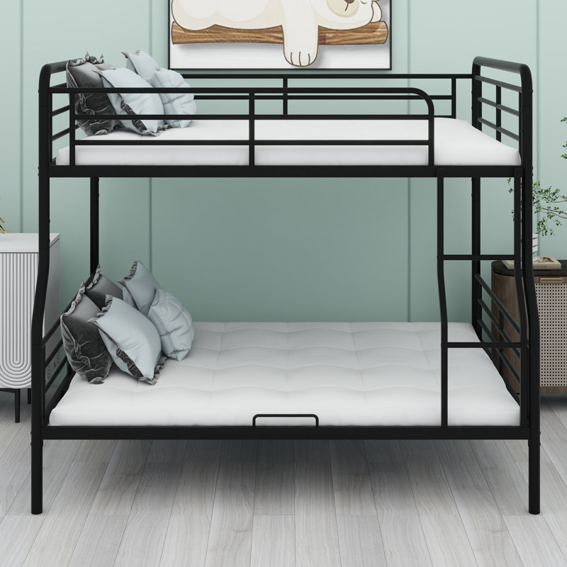 Metal Bunk Bed, Black