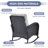 Esquer 8-Piece Outdoor Wicker Family Gathering Loveseat Conversation Set With Rocking & Swivel Chairs And Fire Pit Table-1084958637-1084958675