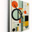 Prashansa - Horloge murale abstraite Mid-Century-516371553