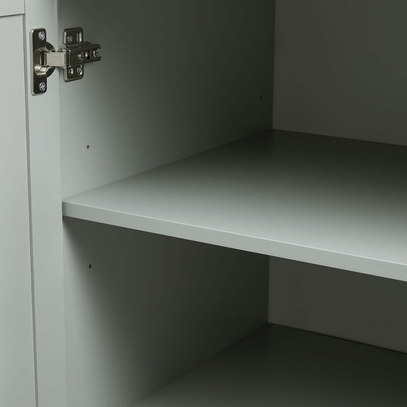 Armoire de salle de bain Matthaios, Vert clair