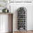 45 Bottle Wrought Iron Wine Rack Jail with Lock