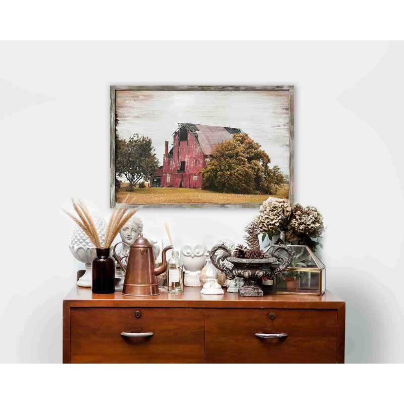 " Farm Old Barn ", 16" H x 24" W x 1.5" D
