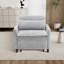 Chaise d'appoint convertible rembourrée en velours côtelé-1487939881