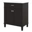 Meuble-lavabo de 30 pouces avec lavabo en céramique, meuble-lavabo autoportant, tablettes de rangement réglables et portes à fermeture douce-77326512
