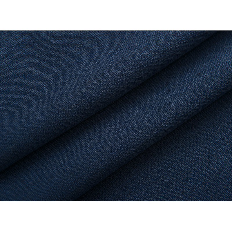 Destefano Tailored 50'' W Window Valance, Navy Blue