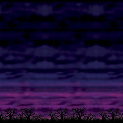 Toile de fond d'Halloween Spooky Sky