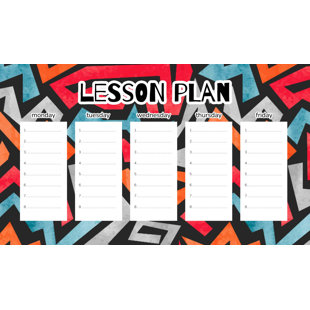 Magnetic Lesson Plan Abstract Graffiti