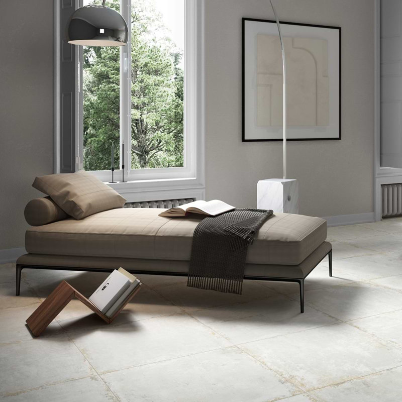 Portrait 24x24 Matte Porcelain Tile, Ivory