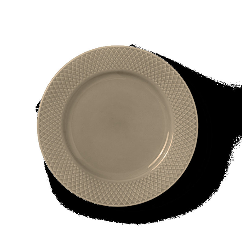 Rhombe Earth Porcelain Dinner Plate