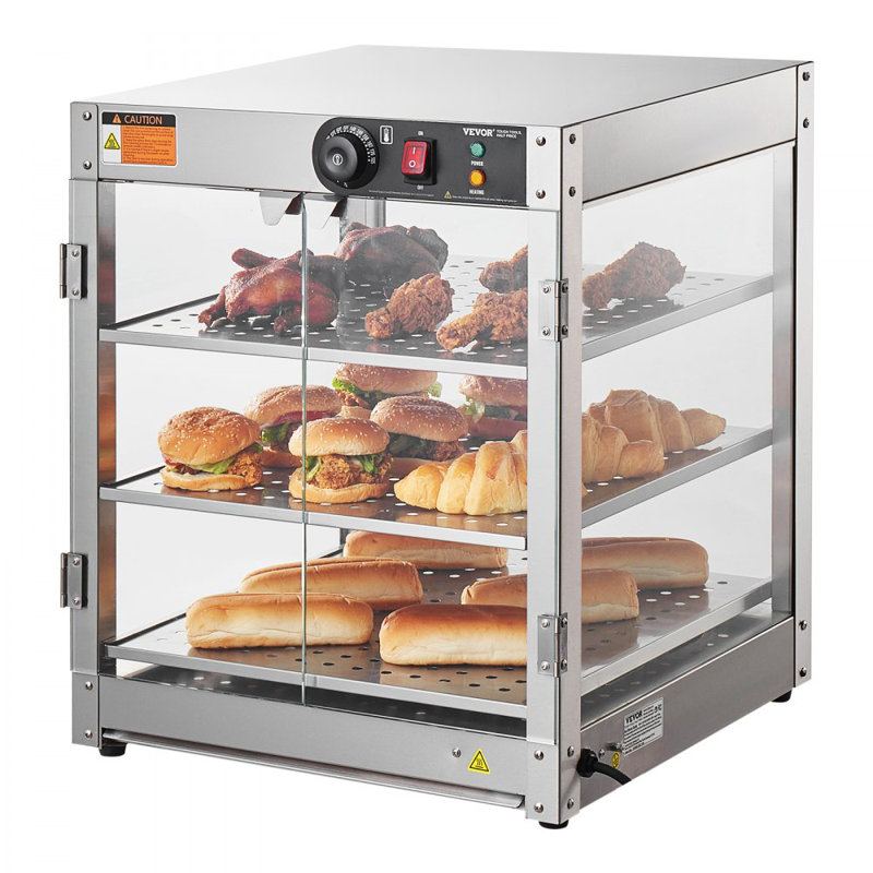 Armoire à pizza commerciale à 3 niveaux
