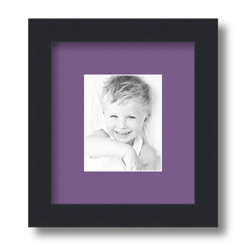 Matte Picture Frame with Mat, Grape