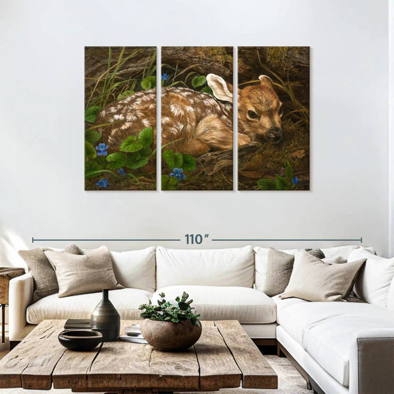 Bambi, 48" H x 74" W