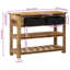 100cm Solid Wood Top Console Table