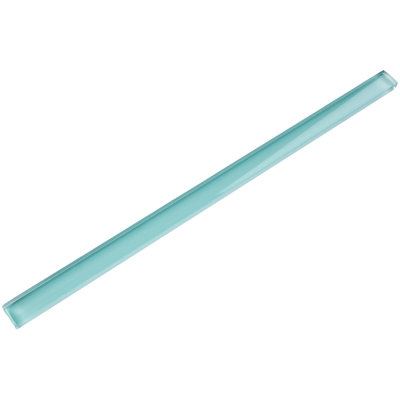 Pencil 12'' x 0.5'' Glass Border Tile