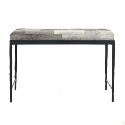 Banc en peau de mouton 28 po Achen gris