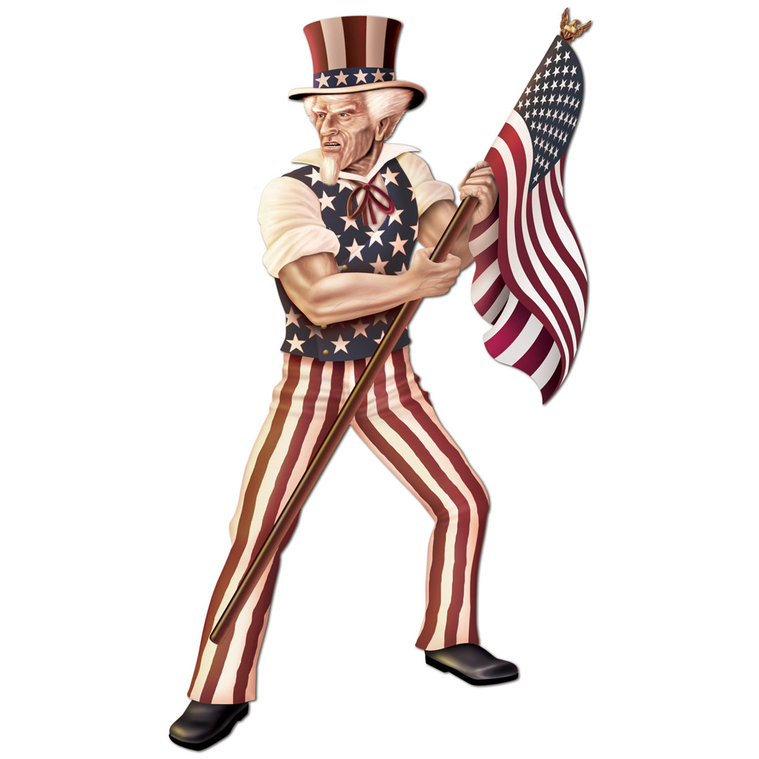 Patriotic Jointed Uncle Sam (Set of 4) The Holiday Aisle®