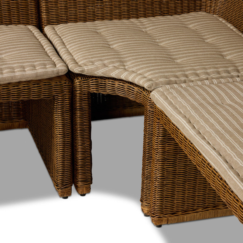 Senna Dining Banquette L Shape 144"-Left, 32.5" H x 144.75" W x 83.25" D