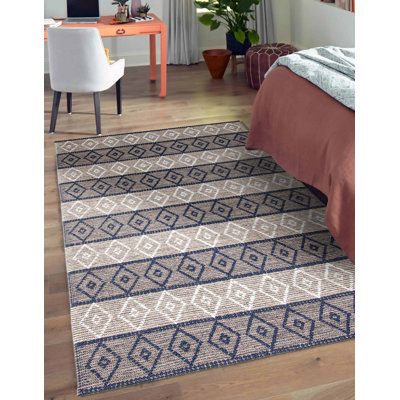 Hargrett Performance Hand Braided Wool Indoor Rug