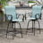 Powder Coated Steel Outdoor 29.1'' Bar Stool-259540420