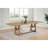 Fremont Brown Trestle Rectangular Dining Table