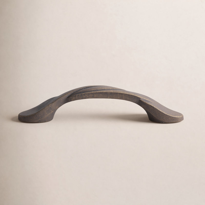 GlideRite Hardware Classic Twisted Pull, Antique Brass