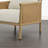 Boho-inspired Upholstered Accent Chair-123398190