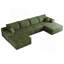 Canapé modulaire avec 1 repose-pieds, canapé rembourré avec méridienne orientée à droite, canapé en U pour le salon-1775980372-1775980375