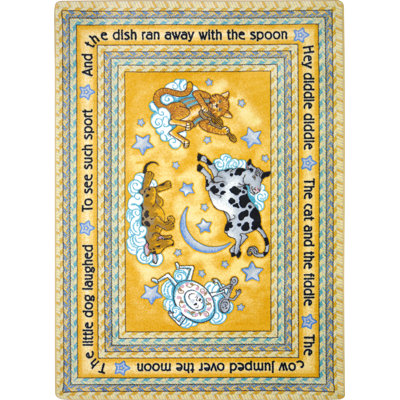 Just for Kids Hey Diddle Diddle Area Rug