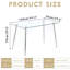 Willene Glass Top Metal Base Dining Table