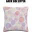 Indoor / Outdoor Abstract Pink Square Cushion Cover-1762036044