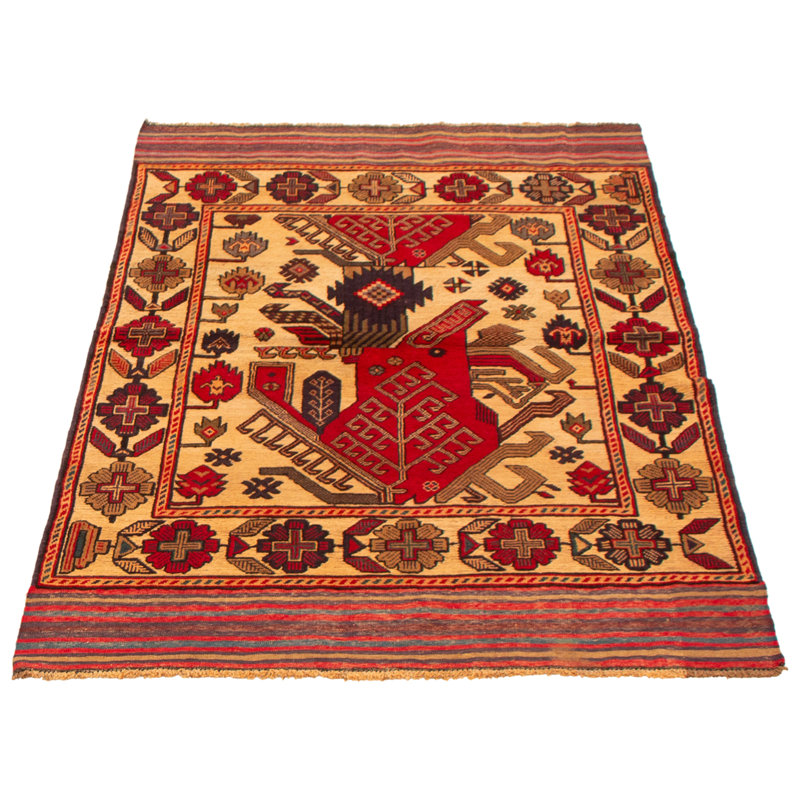 Tapis brun clair 4 pi 0 po x 6 pi 3 po Miruna