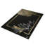 Tapis noir et doré Aurelia