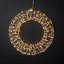 16" Christmas Small Lighted Silver Wreath