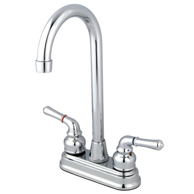 Kingston Brass Magellan Two-Handle 2-Hole Deck Mount Bar Faucet