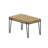 Extendable Dining Table, 51.2 x 30.0 x 31.5 inches | 100% Melamine Coated Particle Board, 0.7 inches Thick | Metal Legs, Expands to 66.9 inches | Stylish Industrial Design for Modern Homes & Gatherings-1544074905