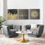 Fauteuil en velours Performance-76043912