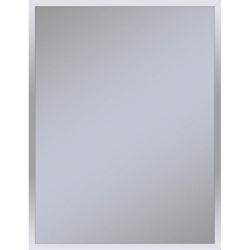 Profiles Modern & Contemporary Bathroom / Vanity Mirror, 29.875" x 23.125", Chrome