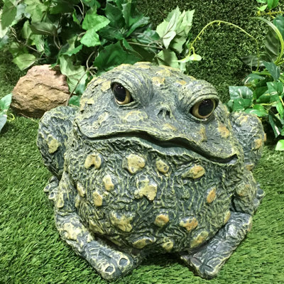 Toad Hollow Animals Fantasy & Sci-Fi Greek & Roman Tropical Weather Resistant UV Resistant Stone Fiberstone Resin Garden Statue