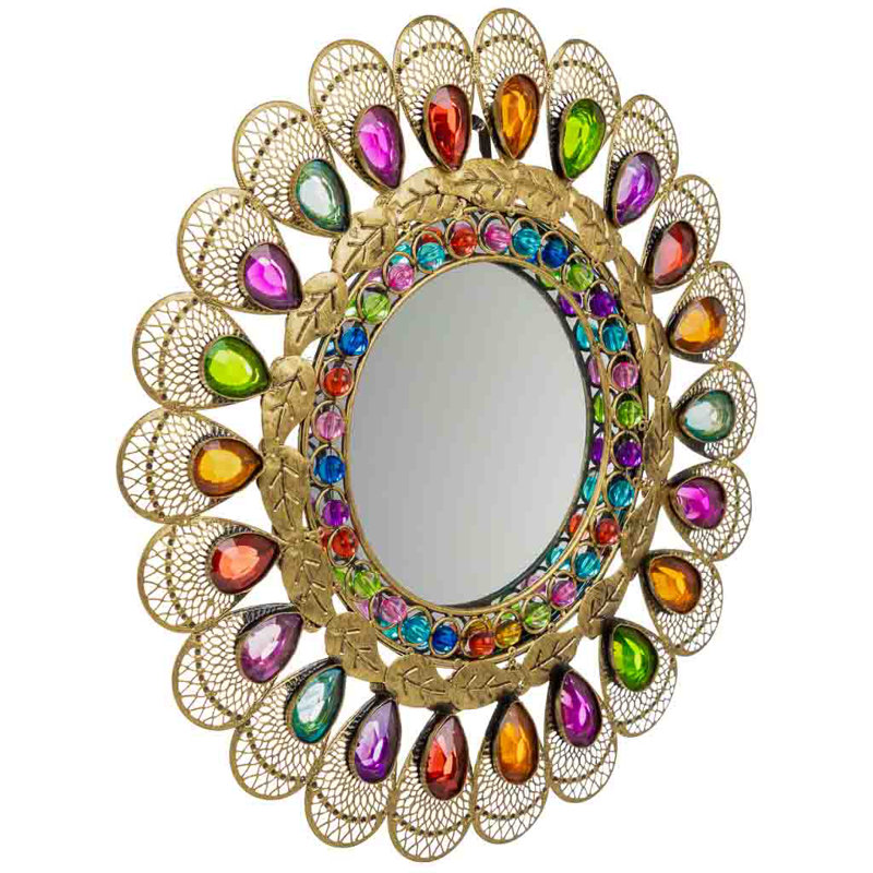Halltown Acrylic Round Mirror