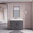 42'' Single Bathroom Vanity with Acrylic Top-87713794