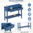 Rustic Console Table with Open Shelf, Rubber Wood Legs, Ideal for Entryways, Living Rooms, and Hallways-1922627216